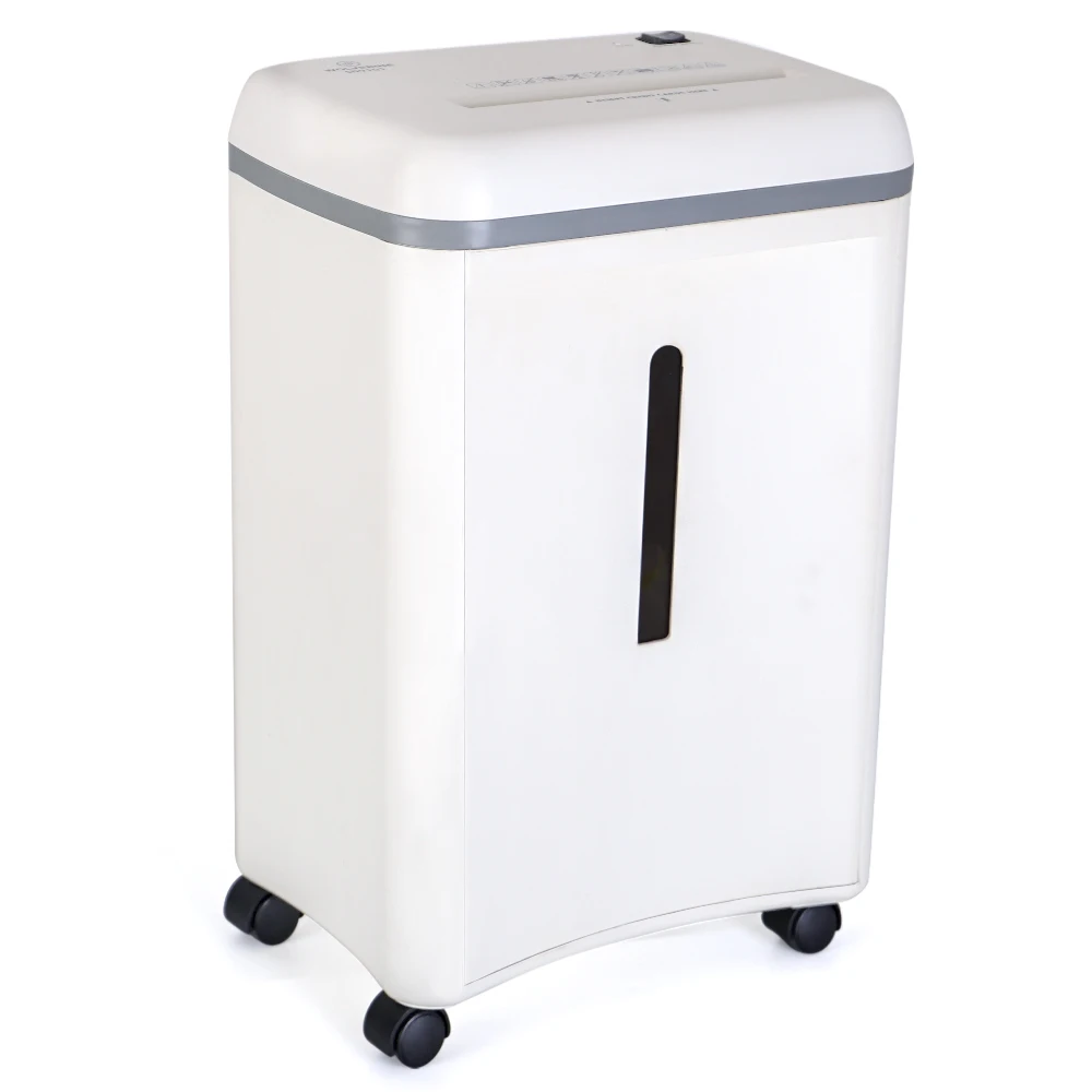 8-Sheet Super Micro Cut High Security Level P-5 Ultra Quiet Paper/Credit Card Home Office Shredder for SD9101 White