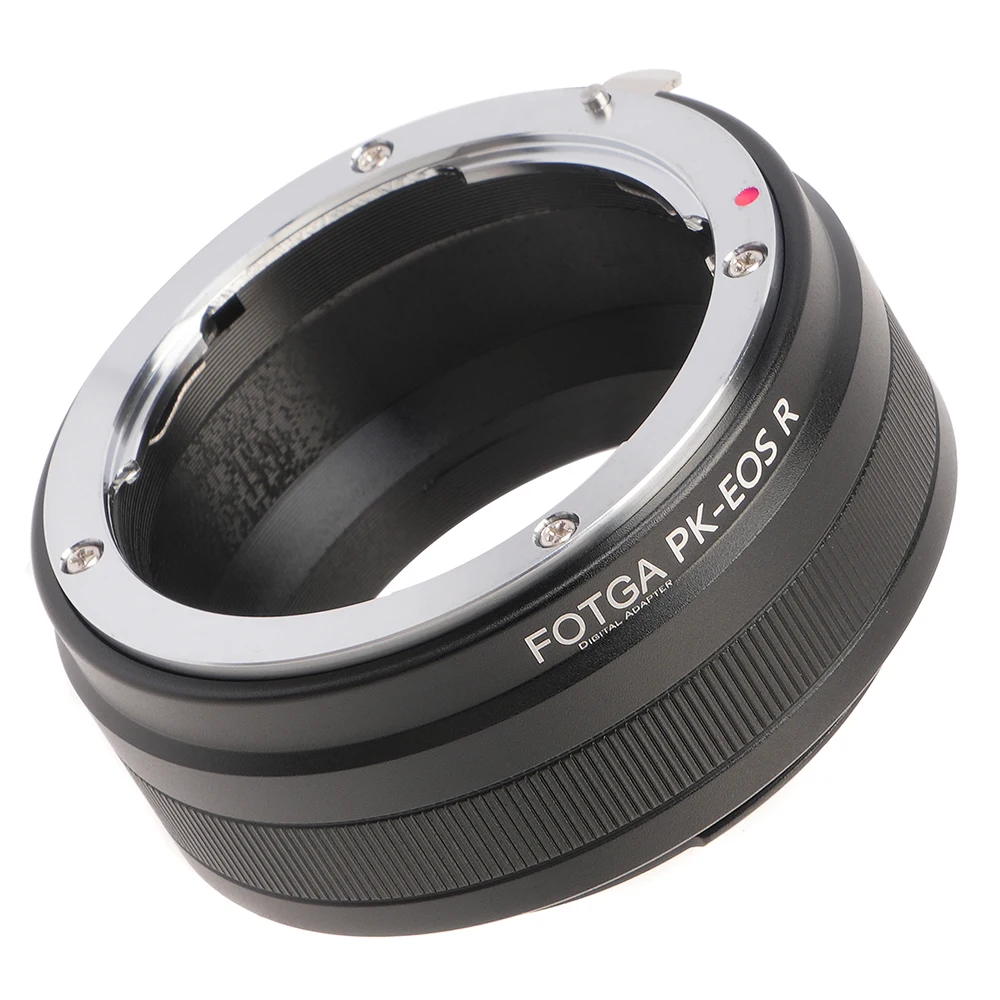 Fotga Lens Adapter For Pentax PK K Mount Lens to Canon EOS R RF Mount Series EOS R RP R5 R6 R5C R7 R10 DSLR Camera