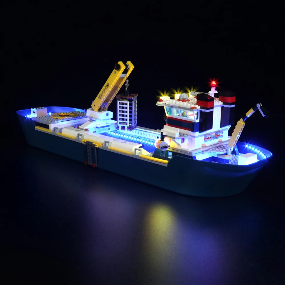 Lazishi Led Light  For 60266 Ocean Exploration Ship Lighting DIY Toys (Not ​Include the Model)