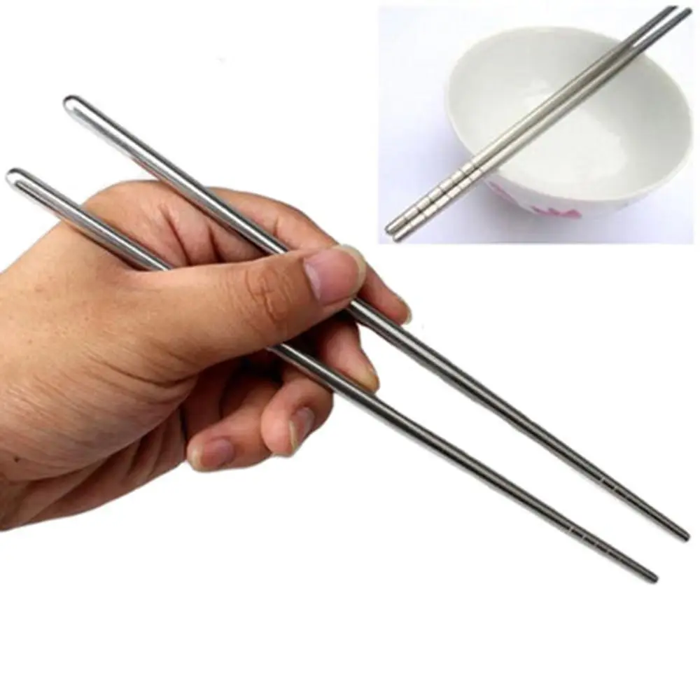 

Healthy Tableware Chinese Non-slip Chopstick Stainless Steel Chop Stick