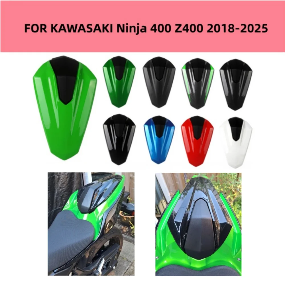 

Z-400 Motorcycle Shock Absorption Rear Passenger Pillion Seat Cover Fairing Cowl FOR KAWASAKI Ninja 400 Z400 2025-2018 Ninja400
