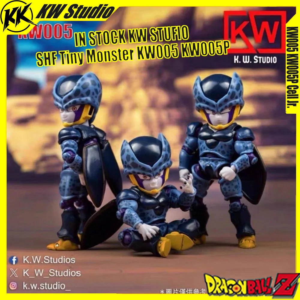 

New KW Studio Cell Jr. Figure Dragon Ball Z SHF Tiny Monster KW005 KW005P Cell Jr. Anime Action Figures Figurines Model Toy Gift