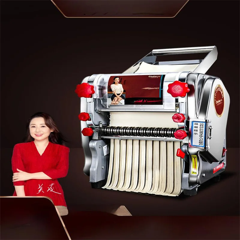 Máquina elétrica do fabricante do macarrão do aço inoxidável, tabela automática home da imprensa, máquina do bolinho do macarrão, amassando os fabricantes de massas, 750W