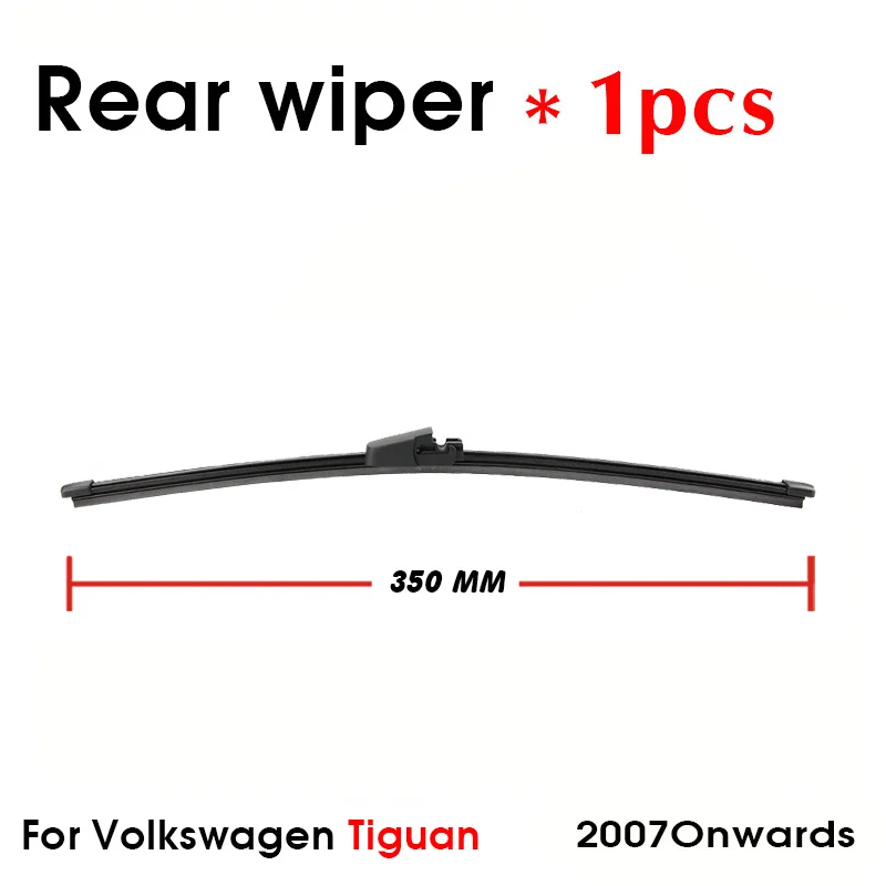 Car Wiper Blade Rear Back Window Windscreen Windshield Wipers Auto Accessories For Volkswagen Tiguan Hatchback 2007Onwards 350mm