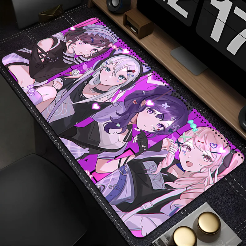 

Mousepad Laptop Cabinet Keyboard Pad PC Desk Mat Large HD Mouse Pad Non-slip Rubber P-project Sekai Stage Nightcord Extended Pad