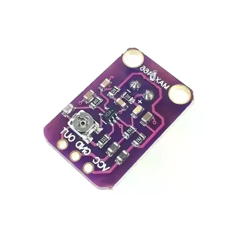 MAX4466 Microphone AGC Amplifier Board Sound Sensor Module Auto Gain Control Attack For GY-MAX4466 PCB Board Diy Kit