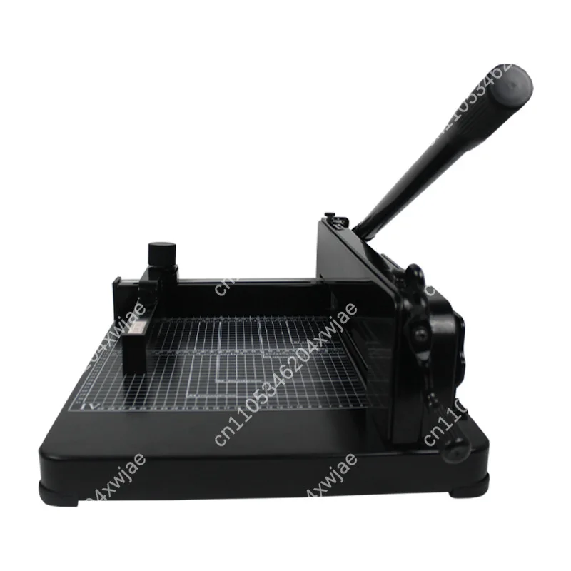 Professional Lever Paper Cutter 300 Sheets Thick Layer Cutting with Steel Blade for Bookbinding