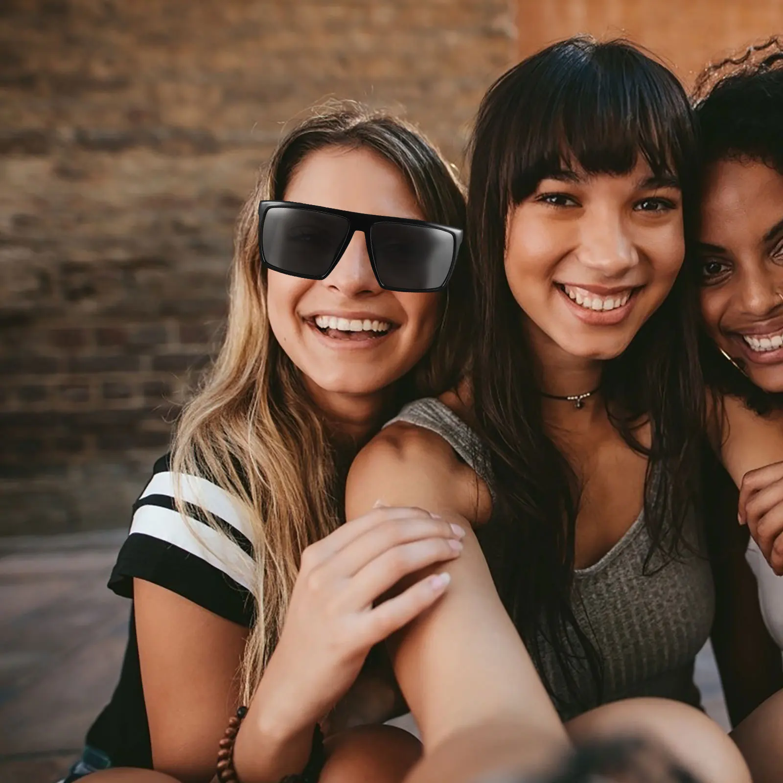 

Unisex Retro Vintage Flat Sunglasses Uv400 Protection Clear for Driving Travel Outdoor Use Sunglasses Flat Lens