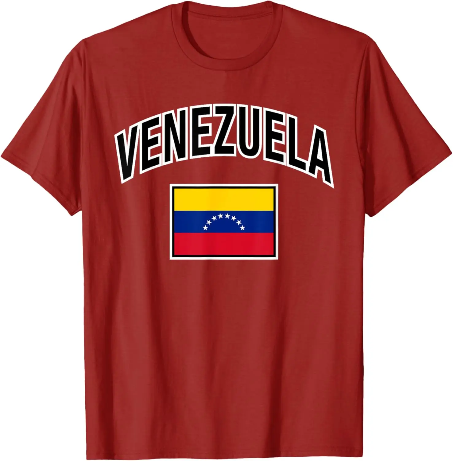 Venezuela Flag Proud Venezuelan T-Shirt Woman Man Vintage Fashion Casual High Quality Cotton Printed T-shirt Outdoors Aesthetic