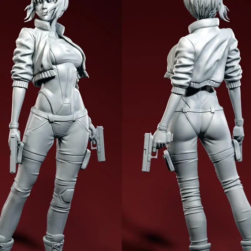 Game Character 3D Print Model Unassembled Unpainted Custom Jigsaw Puzzle GK Figure Kit T_0113
