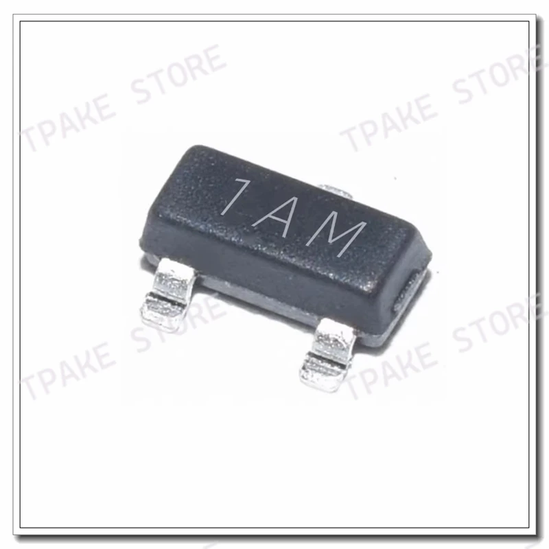 100pcs MMBT3904 1AM 0.2A 40V SOT-23 NPN SMD Transistor