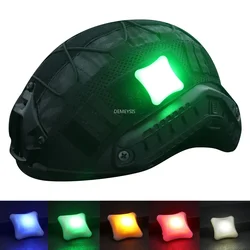 Outdoor Sports Helmet Signal Light Waterproof Tactical Helmet Lights Portable  Airsoft Shooting LED Survival Lamp