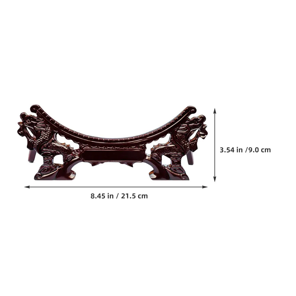 Plate Holder Display Stand Wooden Easel Style Decorative Plate Stand for Chinese Plates Platter Display Stands