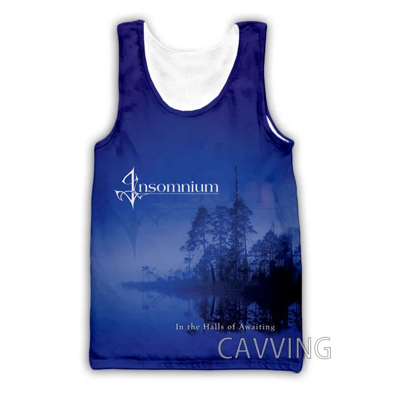 New Fashion Women/Men's 3D Print  Insomnium Rock Tank Tops Harajuku  Vest  Summer Undershirt Shirts Streetwear