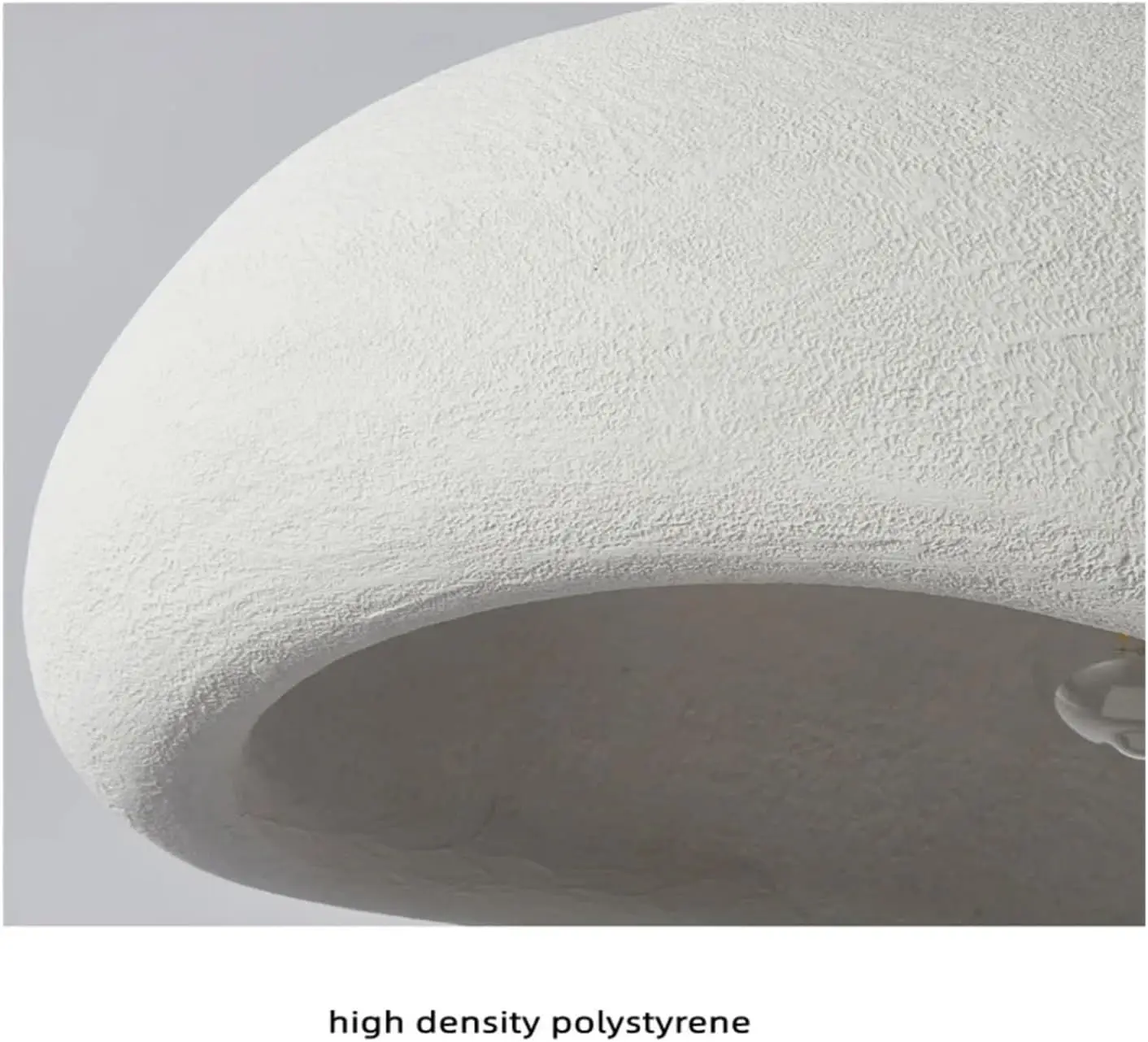 E27 قلادة Led 30 50cm البيضاوي الراتنج معلقة متوافق مع تركيبات إضاءة الثريا مصباح غرفة الطعام ، سقف الإضاءة قلادة #2