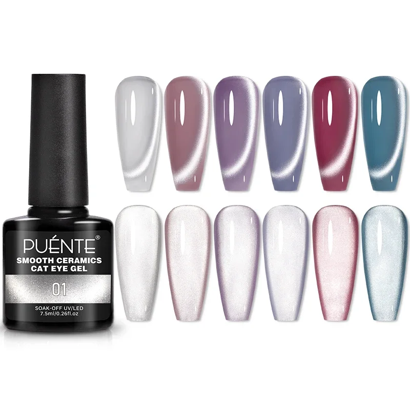 Vernis à ongles Gel magnétique chat au clair de lune, 7.5ML, pour automne et hiver, Ultra-lumineux, œil de chat, vernis Semi-permanent UV à tremper, manucure