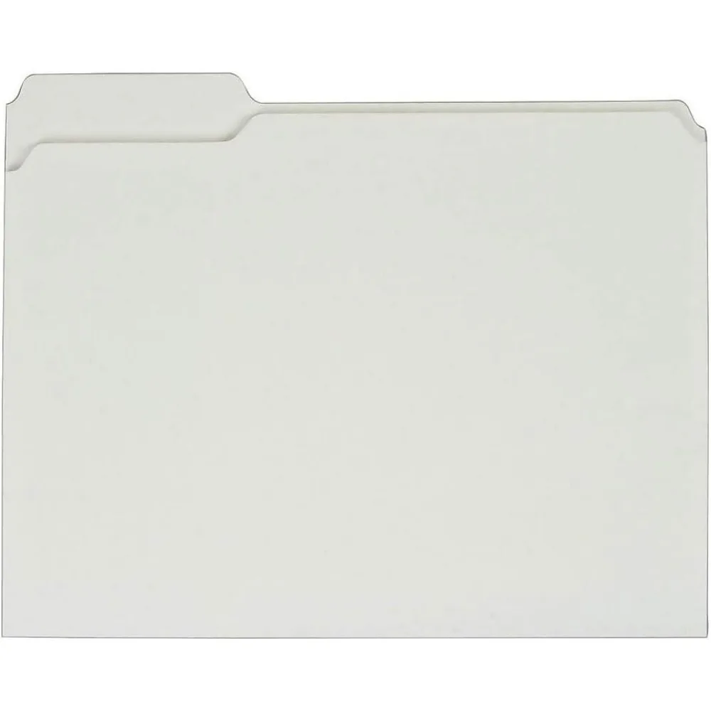 Staples 576937 Colored File Folders w/Reinforced Tabs Letter 3Tab Assortment A 250/BX