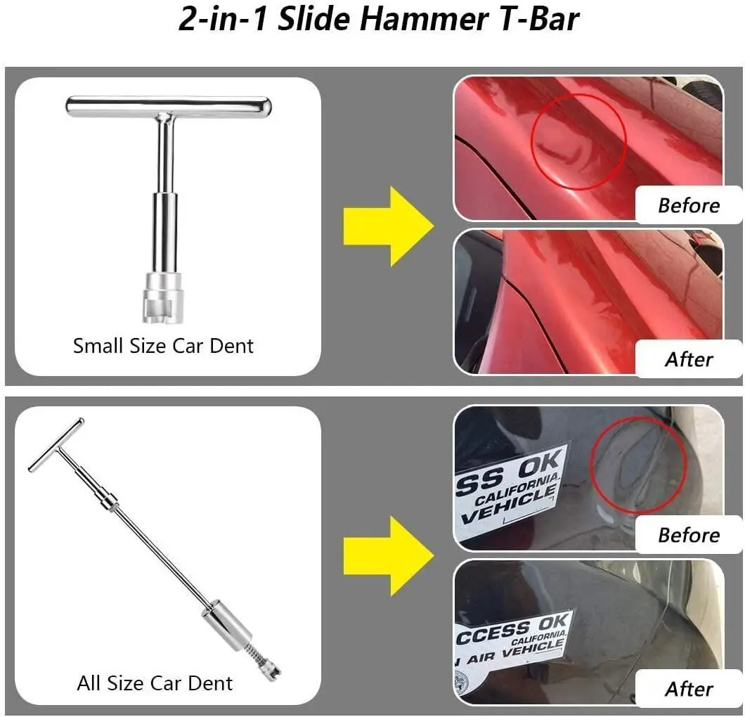 21 Pieces of Car-specific Dent Repair Tool Set to Remove Dent Multi-function Repair Artifact Without Hurting the Original Paint