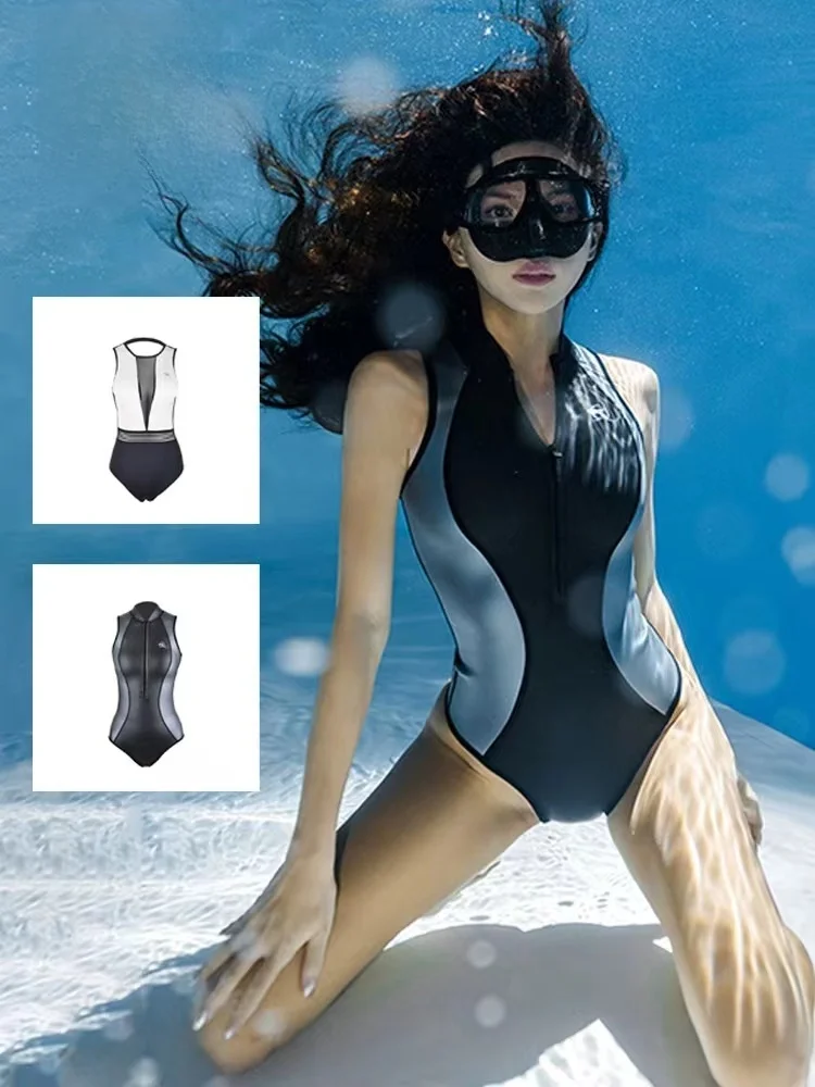 

SaveOcean Free гидрокостюм Svel Bikini ультра эластичный гидрокостюм женский цельный костюм для дайвинга для подводного плавания и снорк...