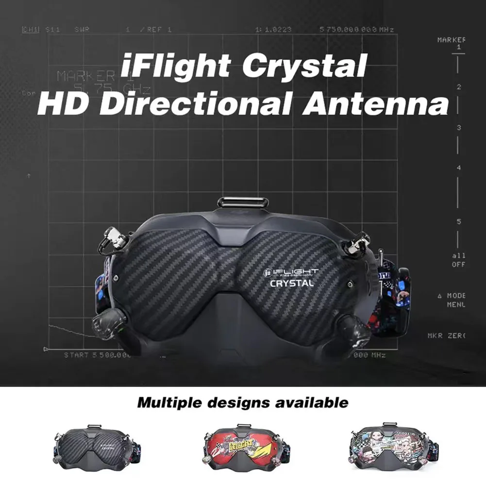 iFlight Crystal HD Patch Antenna direzionale da 5,8 GHz Modulo a lungo raggio ad alto guadagno LHCP Omni Antenna per RC DIY FPV Racing Drone