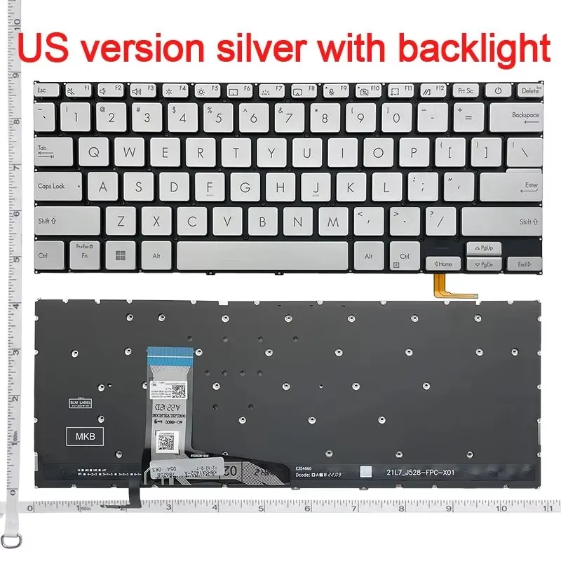 Laptop Keyboard For Asus VivoBook ADOL14Z X1403VA M1402 D1402 F1402 M1403 14Pro X1402ZA X1403 x1404V ADOL14V ADOL14Q X1405V