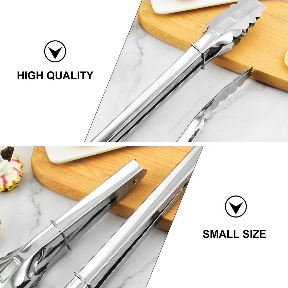 

2 Pcs Thermal Insulation and Anti-scalding Clip Cooking Gadgets Kitchen Clamp Barbecue Tongs for Food Spoon Holder Buffet