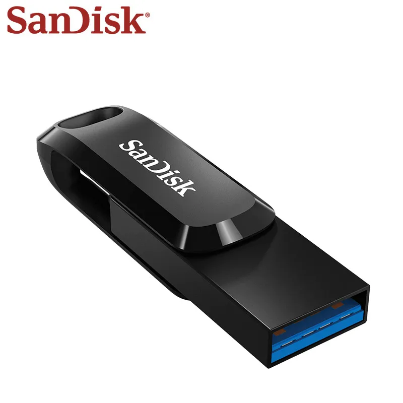 محرك أقراص فلاش SanDisk Ultra Dual OTG USB 3.2 Type-C محرك أقراص فلاش 64 جيجابايت 128 جيجابايت 256 جيجابايت 512 جيجابايت حتى 400 ميجا بايت/ثانية قرص فلاش الذاكرة لهاتف iPhone 15