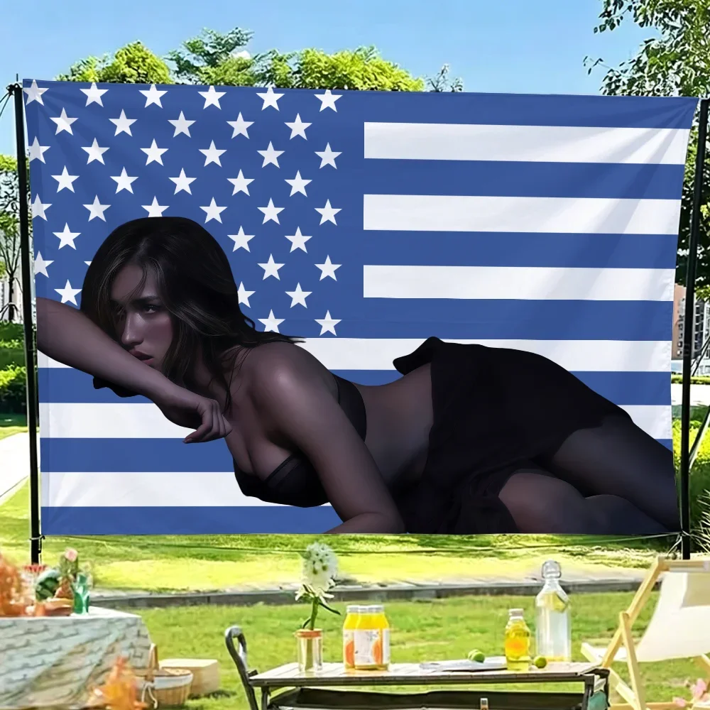 Hot Singer T-Tate McRae So Close To What Flag Wall Decorations Home Decor Suitable For Living Rooms Bedrooms Dormitories Parties