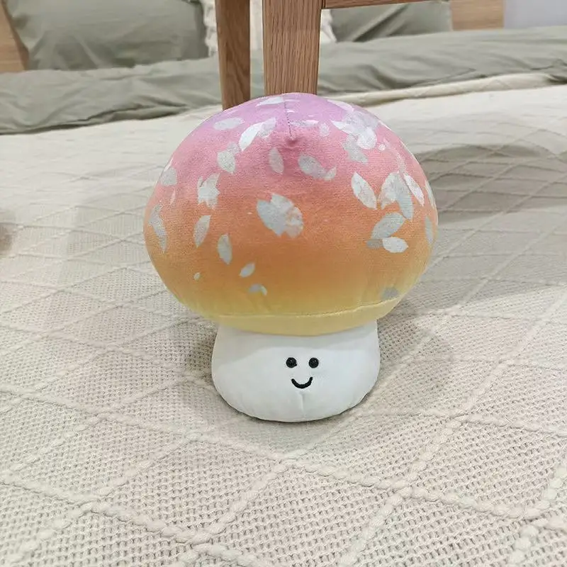 20 センチメートル新しい模擬キノコ人形感情ぬいぐるみ漫画ペンダント枕アニメかわいい子供の誕生日プレゼント楽しい人形