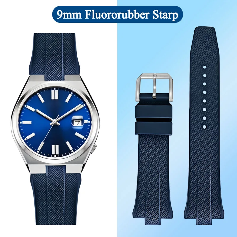 Correa de goma fluorada para Citizen NJ0150 NJ0151, correa de reloj de 9mm x 26mm FKM, pulsera deportiva de liberación rápida, accesorios para reloj