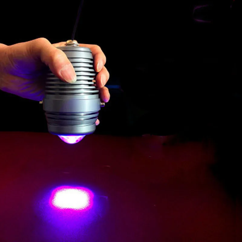 100 واط 395NM عالية الطاقة الأشعة فوق البنفسجية علاج مصباح عالية الطاقة الأشعة فوق البنفسجية مصباح بدون ظل البلاستيك الأخضر النفط البحث شاشة LCD علاج الضوء