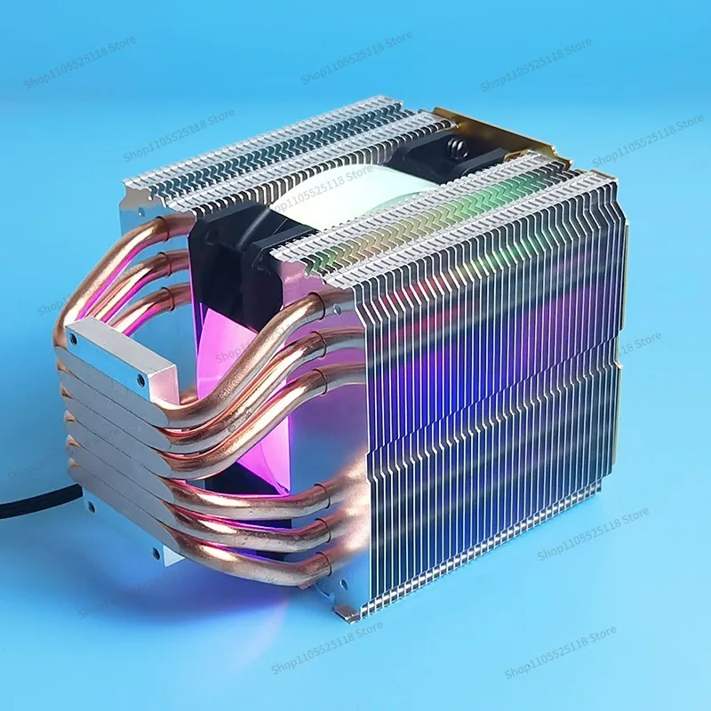 For radiator pure copper 4 heat pipe semiconductor fish tank refrigeration sheet COB water dispenser 2pcs
