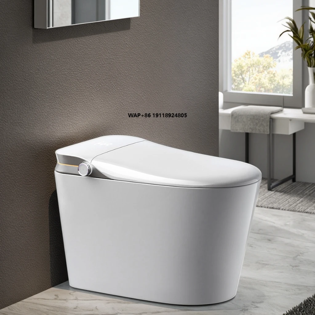 New Direct Supply Smart Toilet-Radar Sensor Heated Seat Dual-Flush Remote Included P-trap Rear Washing Auto Flush Wholesale