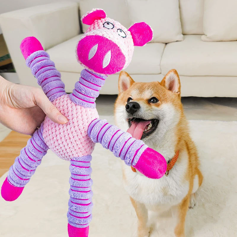 Juguete de peluche para perros, juguete suave para perros, juguete con sonido, juegos interactivos para perros, juguetes para cachorros, juguetes con sonido