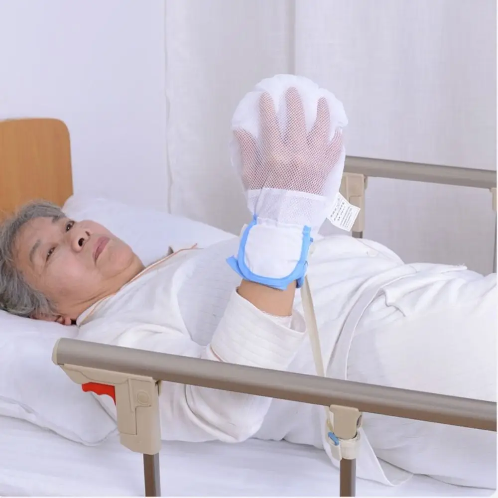 

Extra-Thick Bottom Hand Restraint Gloves Anti-scratch Softer Bottom Dementia Care Gloves Anti-Grab Finger Control