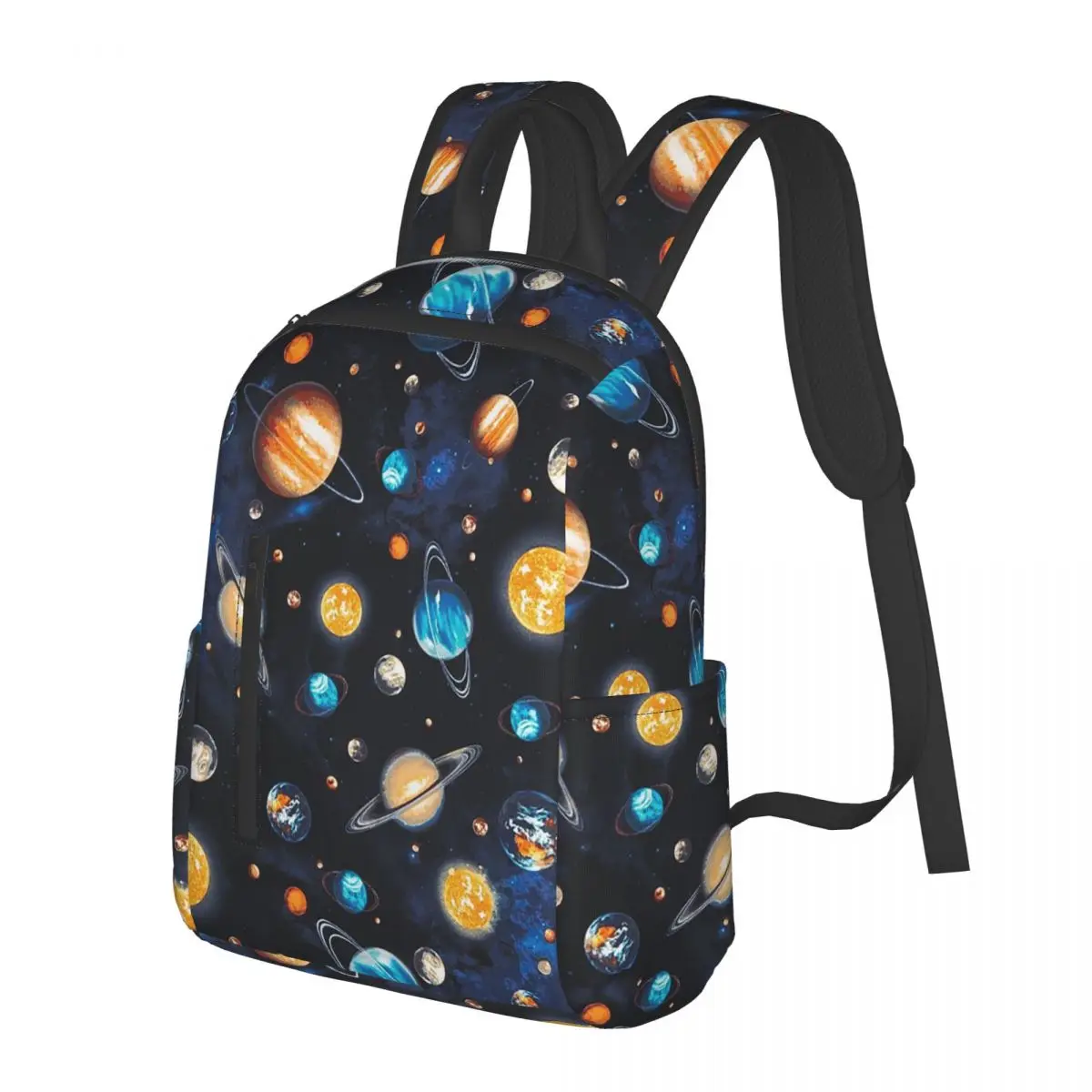 Solar System Space Planets Universe Student Backpack School Bag Hiking Travel Daypack for Men Women Bookbag Shoulder Bags