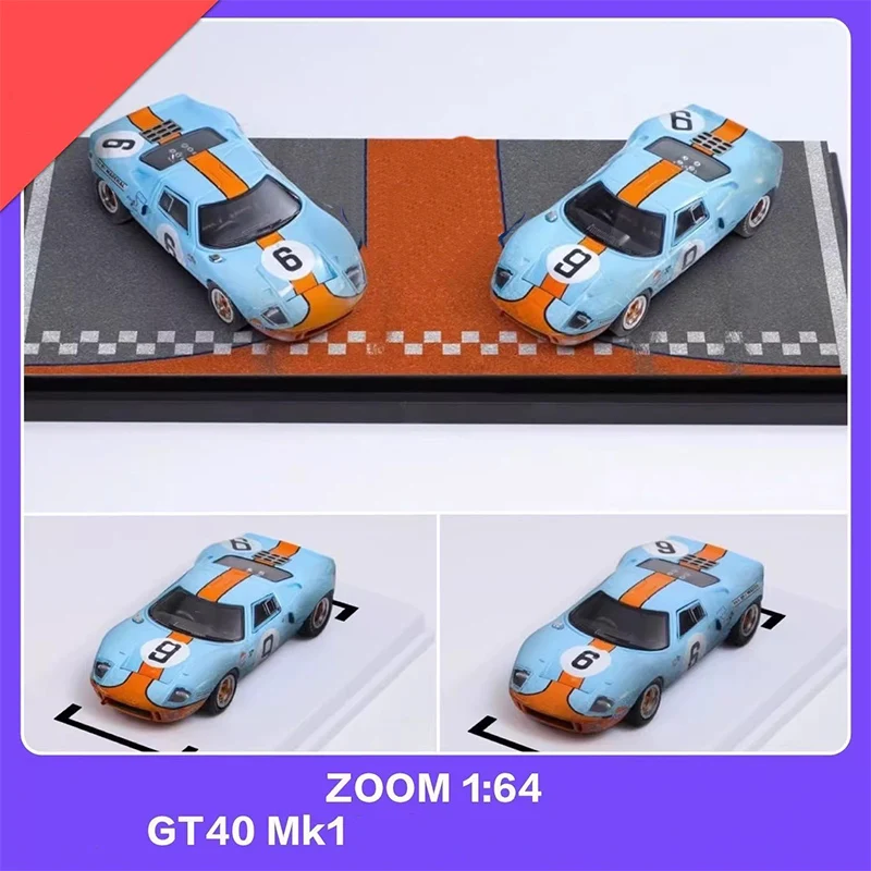 

1:64 Scale GT40 Mk1 Simulation Alloy Car Model Static Display Collectible Toy Gift Souvenir Decoration