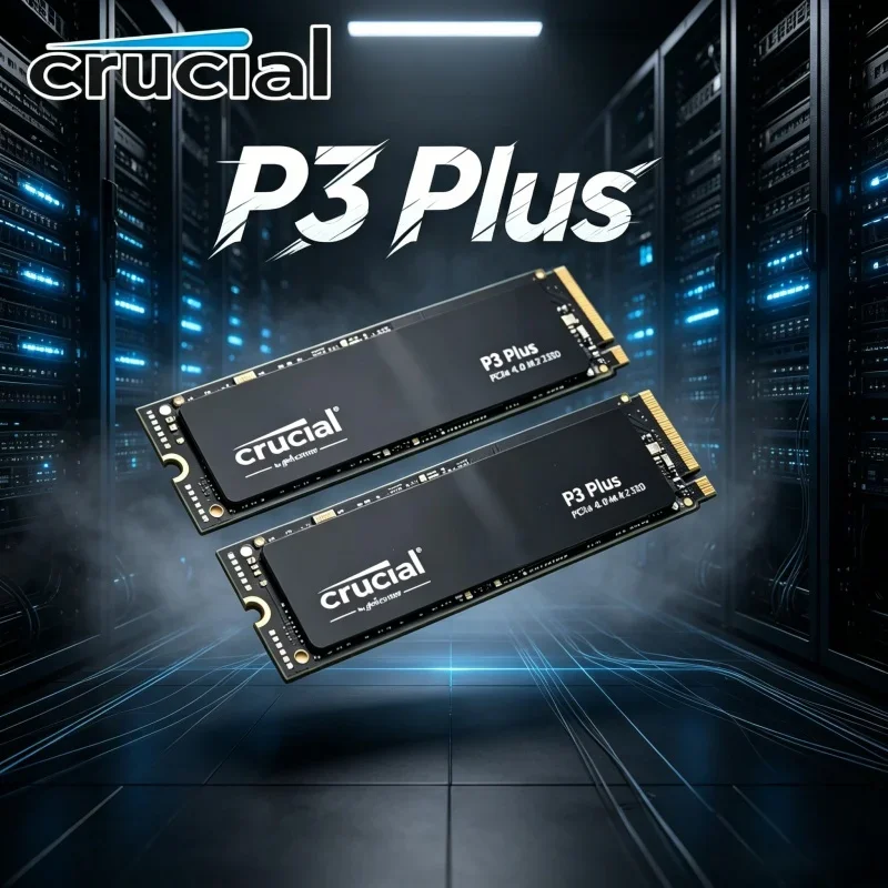 Novo SSD Crucial P3 Plus M.2 2280 PCIe4 NVMe OEM Pack 1TB 2TB 3D NAND Ultra Alta Velocidade para Jogos