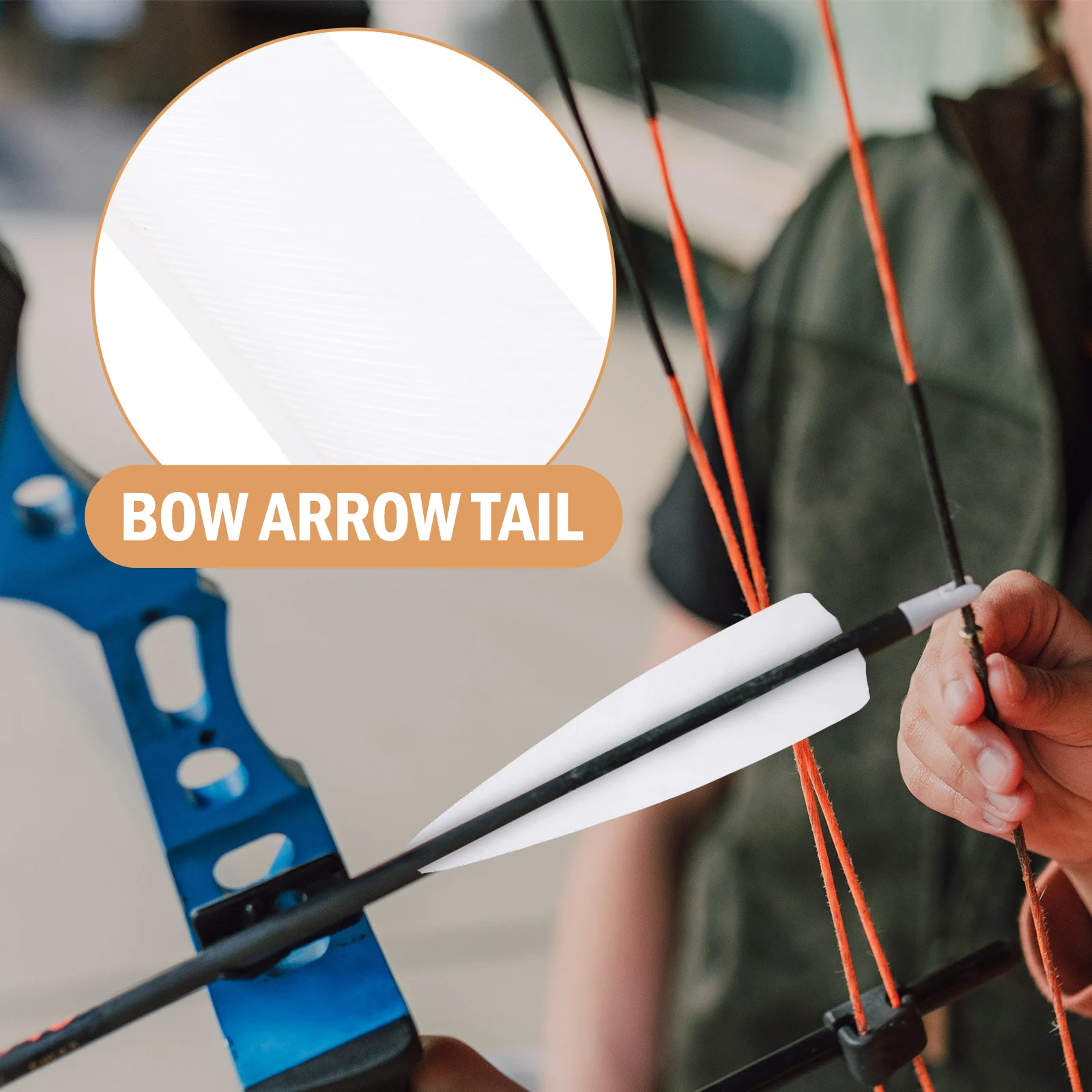 

20Pcs Real Turkey Arrow Tail Accessory Lightweight Durable Stable Flight Practice Arrow Tail