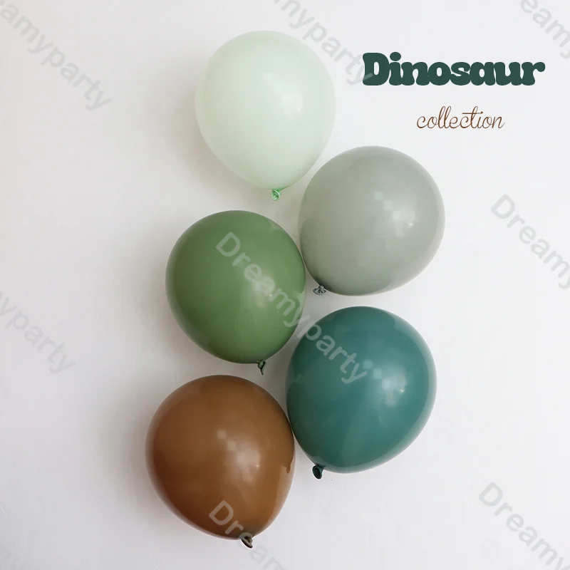 5/10/12/18inch DIY Boho Balloon Kid Caramel Green Gray Balloons Boy Birthday Baby Shower Kids Gender Reveal Wedding Party Decor