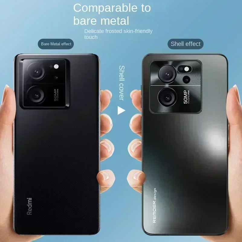 Matteอะคริลิคปกหลังโลหะกล้องป้องกันเคสโทรศัพท์สําหรับXiaomi 13T Pro 13T 13 Ultra 12S Pro 12X 12 Hardกันกระแทก