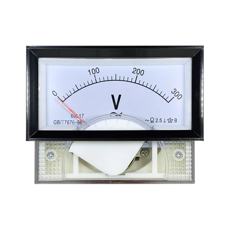 69L17 AC Voltmeter 100v 250v 300v 450v 500v pointer ac voltmeter 69t17 black box