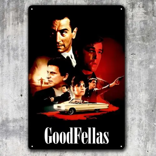 Goodfellas Movie Metal Poster - Collectable Tin Sign - 20x30cm