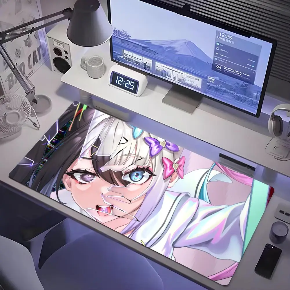 needy girl overdose Mouse Pad Tablet mouse Pad Laptop xl desktop mate, cute HD Rainbow Gaming keyboard pad, Player, 90x40