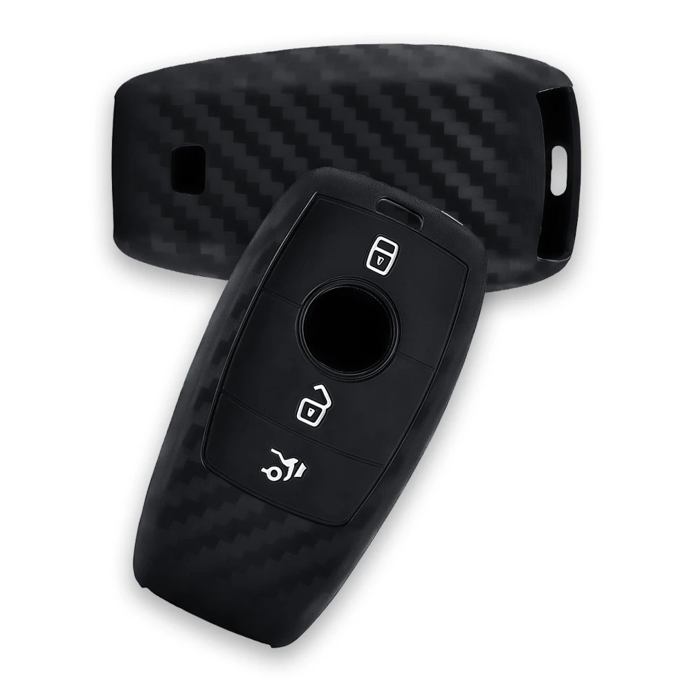 

For Mercedes Benz A C E S G GLS CLA Class W213 W177 W205 W222 X167 W176 AMG Silicone Car Key protection Case Cover Accessories