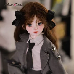 Shuga Fairy Rapunzel 1/4 Bjd Dolls Small Chest Autumn Preppy Style Pleated Skirt Jointed Doll Christmas Presents for Classmates