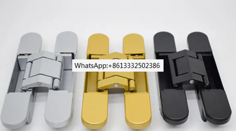 High Quality 3D Adjustable Conceal Hinge Invisible Door Hinge  Zinc Alloy G80 177X28cm