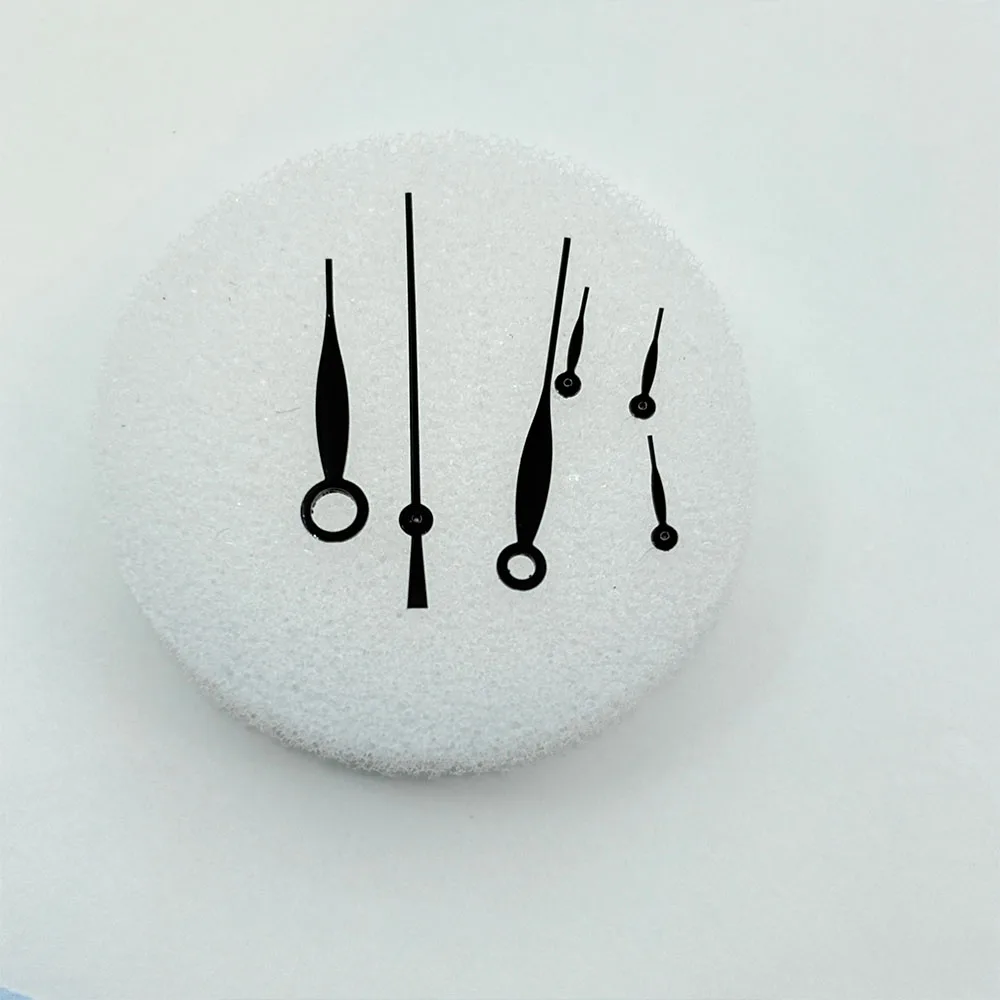 Accessoires de mouvement de montre compatibles avec le mouvement ETA7750, aiguilles IWO, heure, minute, aiguilles d'occasion, six aiguilles