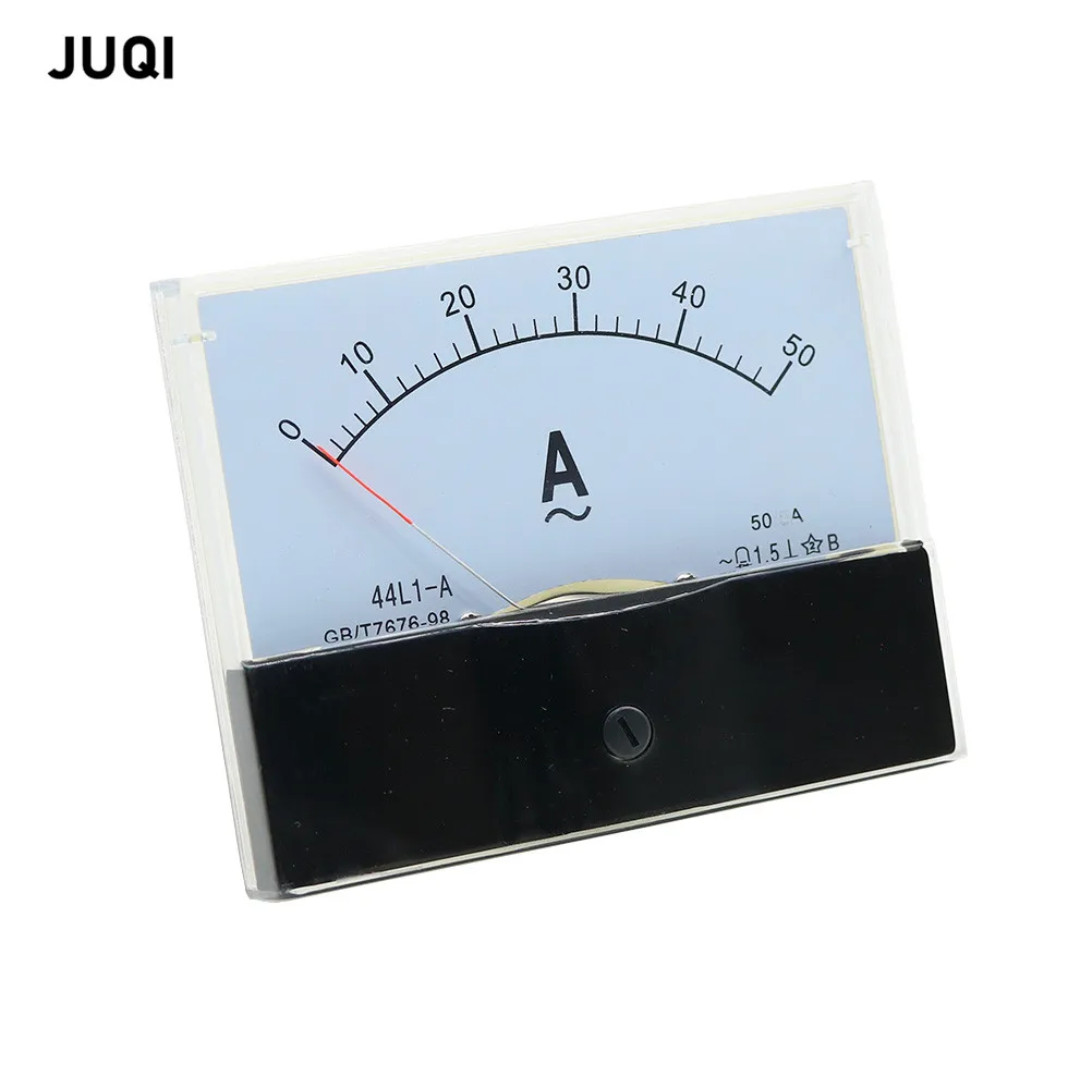 44L1 AC Ammeter analog panel pointer ammeter AC 1A 3A 5A 10A 15A 20A 30A 50A 75A 100A 150A 300A 450A 500A   100*80