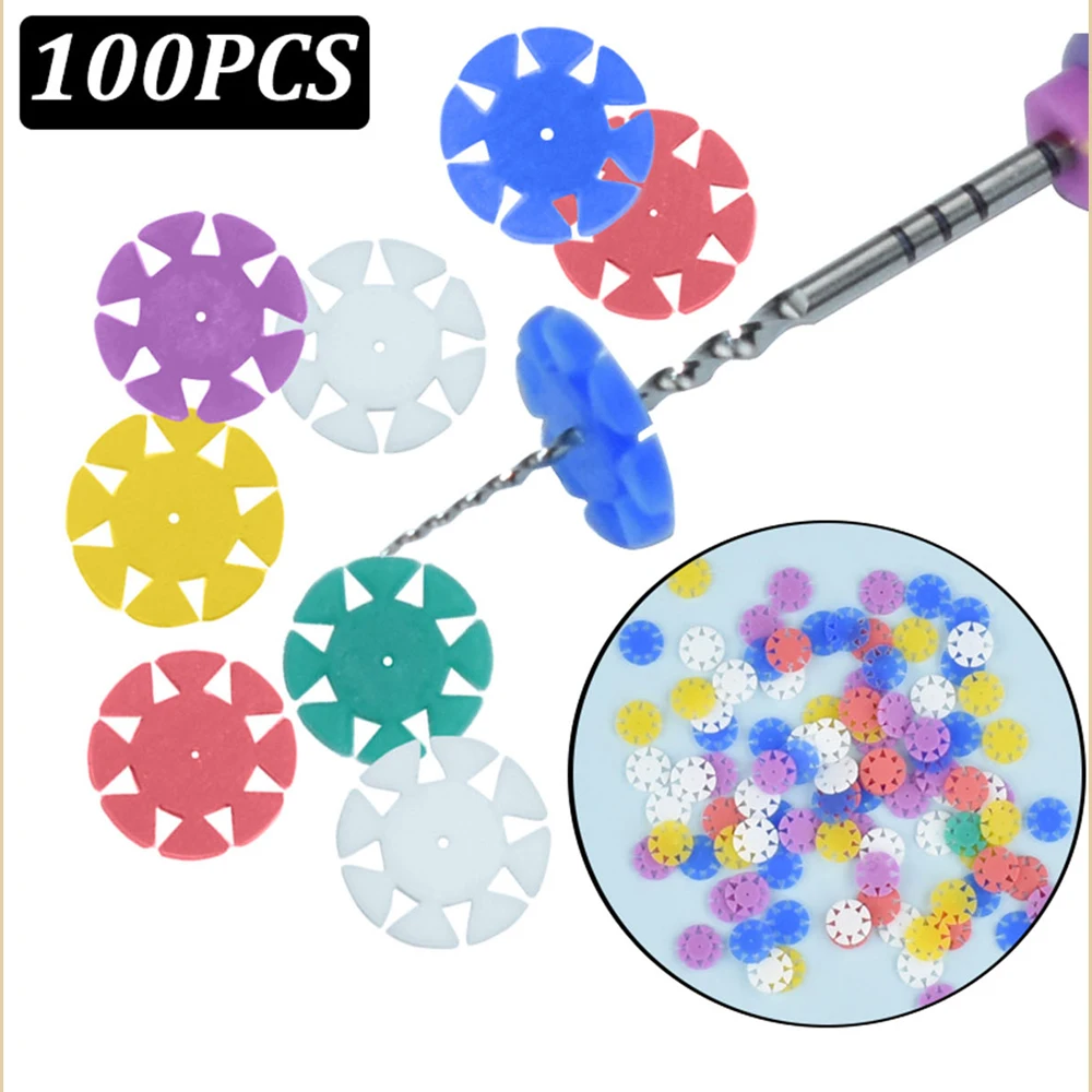 

100Pcs Dental Endo Root Canal File Stopper Silicone Disinfection Marking Ring for Endodontics Dentistry Counting Tool